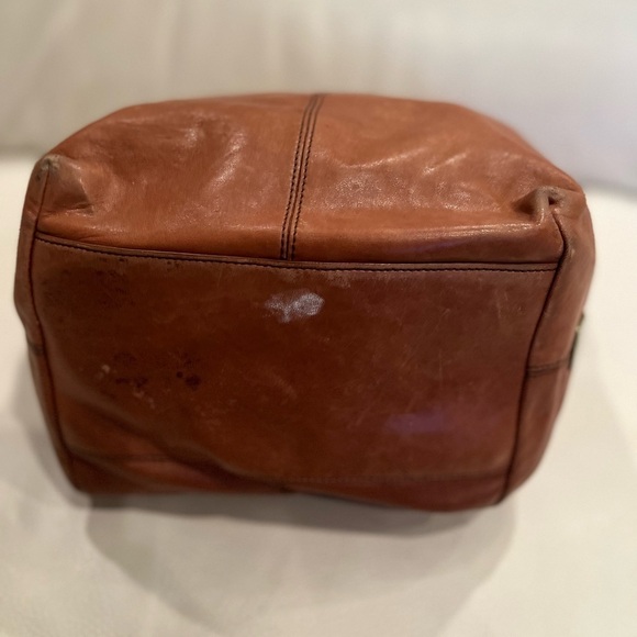 Kooba Large Brown Leather Tote Bag Purse Handbag Boho - Picture 12 of 16